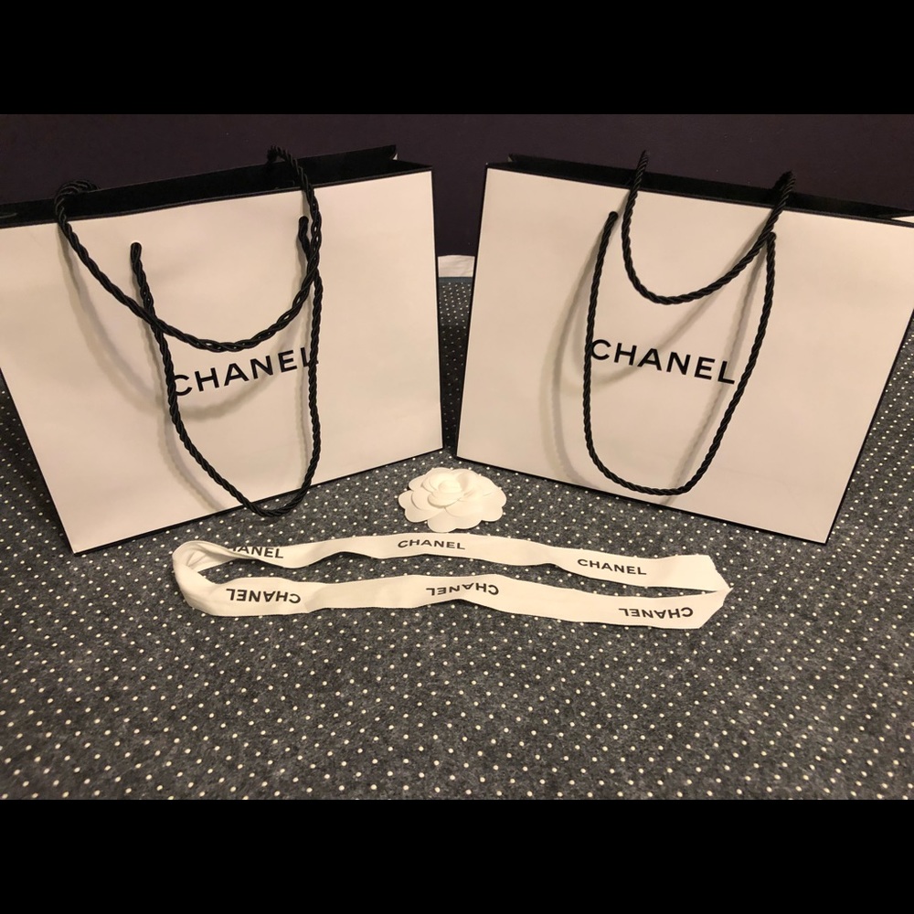 Chanel shopping bags